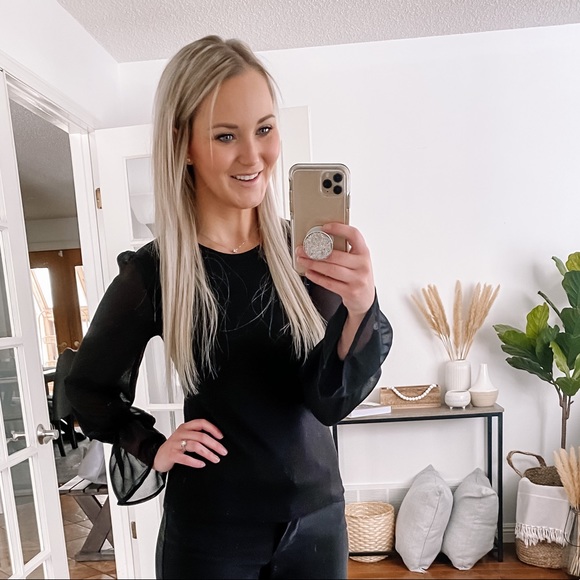 Dynamite black dress top - Picture 1 of 3